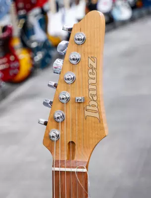 Ibanez - AZ Standard 6-String Electric Guitar - Transparent Turquoise Bur 2